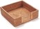 YANGQIHOME Rattan Napkin Holder Square, Napkin Holders for Paper Napkins, 7. 5" x 7. 5" x 2. 5", Wicker Napkin Tray, Woven Guest Towel Holder for Restaurant/Kitchen/Bathroom Napkin Holder for Table.