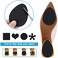 GADEBAO Non-Slip Shoe Pads, Self-Adhesive Anti-Slip Sole Sticker Protector, Premium Odorless Silicone Non Skid Shoe Grips for High Heels, Black-8 Pcs, 8 Count (Pack of 1.