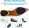 GADEBAO Non-Slip Shoe Pads, Self-Adhesive Anti-Slip Sole Sticker Protector, Premium Odorless Silicone Non Skid Shoe Grips for High Heels, Black-8 Pcs, 8 Count (Pack of 1.
