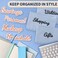 OOUUREC 80 Rose Gold Cash-Envelope Budget Category Stickers - Modern Vinyl Decals, Budget Binder LabelsWallet Organizer.