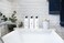 Alora Home Essentials Alora 16oz Refillable Shampoo and Conditioner Dispenser Bottles - Set of 3 - Stylish Labels - Pump Bottle Dispenser for Shampoo, Conditioner, Body Wash - Empty Plastic Refillable