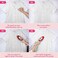 Waydress 26 Piece Rhinestone Iron On Patch A-Z White Pearl Bling Rhinestone Letter Patch Glitter Alphabet Applique Rhinestone Pearl English Letter for DIY Craft Supplies (Solid White.