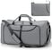 VS VOGSHOW Vogshow Travel Duffel Bag, 100L Foldable Overnight Weekender Bag With Shoes Compartment for Men Women Convertible Luggage Bag Water-Resistant Large Gray (100L.