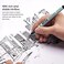 Writech Liquid Fineliner Pens Black Precision Multiliner Micro Pen 9 Pack, Quick Dry Waterproof Pigment Ink Drawing Pen for Journaling Planning Hand Lettering Illustration Sketching Calligraphy.