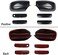 sportuli Carbon Fiber Side Mirror CapsDoor Handle Covers Replace for 2011-2021 2022 2023 2024 Dodge Charger.