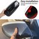 sportuli Carbon Fiber Side Mirror CapsDoor Handle Covers Replace for 2011-2021 2022 2023 2024 Dodge Charger.