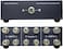 SOLUPEAK P2 2(1-in-1(2-Out Amp Amplifier Speaker Switcher Selector Switch Splitter 2-Way Loudspeaker Control Combiner Box.