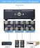 SOLUPEAK P2 2(1-in-1(2-Out Amp Amplifier Speaker Switcher Selector Switch Splitter 2-Way Loudspeaker Control Combiner Box.