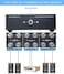 SOLUPEAK P2 2(1-in-1(2-Out Amp Amplifier Speaker Switcher Selector Switch Splitter 2-Way Loudspeaker Control Combiner Box.
