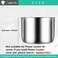 ZoneFly Inner Pot for Instant Pot 6 Qt, with 2-Pack 100% Silicone Sealing Ring Replacement Pot for InstaPot Cooking Pot Stainless Steel (Equivalent to IP-POT-SS304-60Nonstick Pot for IP-DUO, LUX, CSG
