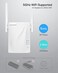 BrosTrend Dual Band 1200Mbps WiFi Bridge, Convert Your Wired Device to Wireless Network, Works with Any Ethernet-Enabled Devices, WiFi to Ethernet Adapter with Standard RJ45 LAN Port, Easy Setup.