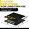 X-bet MAGNET Black Dry Erase ic Labels - Reusable Sticky Notes - ic Notepads for Refrigerator - Dry Erase ic Sheets - Blank Stickers to Write On - s for Whiteboard Classroom Fridge.