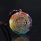 Day Day Up Orgonite Necklace Sri Yantra Luminous Pendant Sacred Geometry Chakra Energy Necklace Meditation Jewelry, Crystal, Agate.