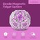 Speks Geode Sphere Magnetic Fidget Toy for AdultsQuiet Adult Sensory Toy for Stress ReliefAnxiety, Office Desk ADHD Tool, Stocking StufferTop Gadget Gift IdeaQuartz, 12-Piece Set.