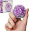 Speks Geode Sphere Magnetic Fidget Toy for AdultsQuiet Adult Sensory Toy for Stress ReliefAnxiety, Office Desk ADHD Tool, Stocking StufferTop Gadget Gift IdeaQuartz, 12-Piece Set.