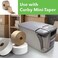 CURBY IPG Water-Activated Tape, 2. 83" x 100M Refill Roll (4-Pack, Tan (CBIWAT.