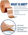 CURBY IPG Water-Activated Tape, 2. 83" x 100M Refill Roll (4-Pack, Tan (CBIWAT.