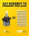 مصابيح ضباب LED من نوع AUXITO 5202 H16، لون أبيض بارد 6500 كلفن، رقائق CSP سطوع 400%، بديل لمصباح الهالوجين 5201 PS19W PS24W 9009 12085 DRL لسيارات Sierra Silverado Yukon Tahoe Canyon، عبوة من قطعتين.