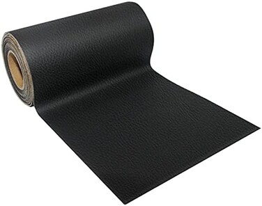 IVRYBRI Leather Repair Patch Tape,Leather Adhesive kit Tape for Safa Couch Leather and Vinyl,Car Drivers Seat,Handbags,Belt Jackets Furniture Multicolor Available 4X60 inch (Black.