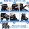 أحذية تزلج للأطفال من SZHZS للأولاد والبنات والمبتدئين، أحذية تزلج قابلة للتعديل للشباب والكبار بأربعة أحجام مع عجلات مضيئة بالكامل للرياضات الداخلية والخارجية.