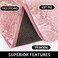 Eanpet Marble Bathroom Rugs Nonslip Pink Bathroom Mats Ultra Soft Washable Bath Mats for Bathroom Floor Mats Carpet Water Absorbent Shower Rug Decoration for Kitchen Bedroom Living Room.