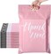 METRONIC Poly Mailers 14. 5x19, 50 PcsPink, Waterproof, Tear-Proof, Self Adhesive, Handle, Upgrade Design Shipping Bags.