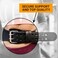 WARM BODY COLD MIND Premium Gewichtheberg&uuml;rtel aus Leder (10cmf&uuml;r Krafttraining - Gym G&uuml;rtel f&uuml;r Gewichtheben, Crossfit, Bodybuilding, Fitness, Powerlifting Weight Lifting Belt f&uuml;r Damen und Herren.