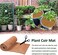 Ayybf Coco Liner,24x39. 4 inch Wall Basket Planter Liner, Coco Liner Roll Hanging Basket Pad Garden Plants Wall Planter Flowerpot Basket Coco Fiber, Durable Coconut Husk for Planting.