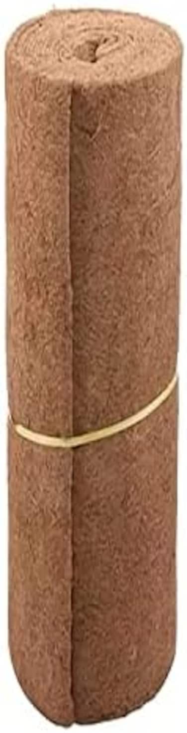 Ayybf Coco Liner,24x39. 4 inch Wall Basket Planter Liner, Coco Liner Roll Hanging Basket Pad Garden Plants Wall Planter Flowerpot Basket Coco Fiber, Durable Coconut Husk for Planting.