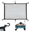 Mamiko ISIU Cargo Net for Utility Folding Wagon, Garden Cart, Folding Trolley Cart, Beach Cart, Made of Heavy Duty Nylon Net with Storage Bag / 38"X32".