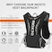 INOXTO Hydration Vest Backpack,Lightweight water running vest Pack with 1. 5L Water Bladder Bag Daypack for Hiking Trail Running Cycling Race Marathon for Women Men.
