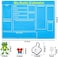 WATINC My First Daily Calendar Felt-Board for Kids 3. 5Ft 70Pcs All About Today Funky Frog Weather Season Chart Days of The Week Circle Time Bulletin Board Preschool Early Learning Play Kit for Wall.