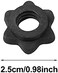 CALIDAKA 4pcs Spinlock Collars, Dumbbell Hex Nut, Dumbbell Rod Nut, 1 Inch Standard Barbell Screw Collar, Nonslip Dumbbell Screw Clamps for Dumbell Weight Lifting Fitness Training.