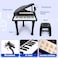 Love&amp;Mini LoveMini Piano Keyboard Toy for Kids - 31 Keys Toddlers Black Piano Toy with Microphone and Stool for Kids Age 3Years Old Girls Boys Birthday Gift.