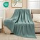 EMME Muslin Summer Blanket 100% Cotton Throw Blankets for Couch 4-Layer Breathable Gauze Blanket All Season Soft and Lightweight Pre-Washed Cotton Blanket (Teal, 55"x75".