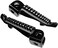 VPZMT Front Foot Pegs Fits for kawasaki ninja ZX6R ZX10R 650R EX650 Z750 Z750S Z1000 ER-6N ER-6F ER6 (Bright black.