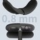 غطاء سيليكون من Fintie لسماعات AirPods Max، غطاء مضاد للخدش لأغطية الأذن وعصابة الرأس، واقي ملحقات (أسود).