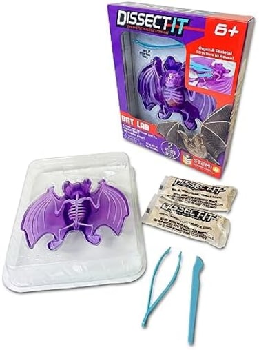 DISSECT IT Simulated Synthetic Lab Toy, STEM Projects for Kids Ages 6 and Up, Animal Science, Biology, Anatomy Home Learning Kit, Great for Young Scientists. &ndash; Bat.