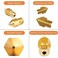 Creality MK8 Ender 3 Nozzles 24 pcs 3D Printer Brass Nozzles Extruder for Ender 3 Series and Creality CR-10 0. 2mm, 0. 3mm, 0. 4mm, 0. 5mm, 0. 6mm, 0. 8mm, 1. 0mm Printer Nozzle Kit.