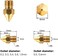 Creality MK8 Ender 3 Nozzles 24 pcs 3D Printer Brass Nozzles Extruder for Ender 3 Series and Creality CR-10 0. 2mm, 0. 3mm, 0. 4mm, 0. 5mm, 0. 6mm, 0. 8mm, 1. 0mm Printer Nozzle Kit.