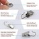 JANYUN 30 Pack Mini Heavy-Duty Hook Clip Set Curtain Clips for Photos Home Decoration Art Craft Display (Silver.