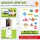 A-SUB 25 Sheets Printable Vinyl Sticker Paper for Inkjet Printer, Glossy White 8. 5X11 In Waterproof Full Sheet Label Paper for DIY Any Sticker You Like.