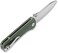 QSP Hawk Pocket Knife, Sandvik 14C28N Blade, Micarta handle.