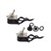 SDTC Tech 2 Pack Toggle Switch 6A / 125V 3A / 250V AC SPST ON/OFF Heavy Duty Rocker Electrical Switch with Lead Wires.