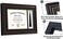 ELSKER&amp;HOME ELSKERHOME 11x17 Diploma Frames with Tassel Holder for 8. 5x11 Certificate Document Shadow Box, Mahogany Frame, Degree Double Mat, Black with Gold Rim.