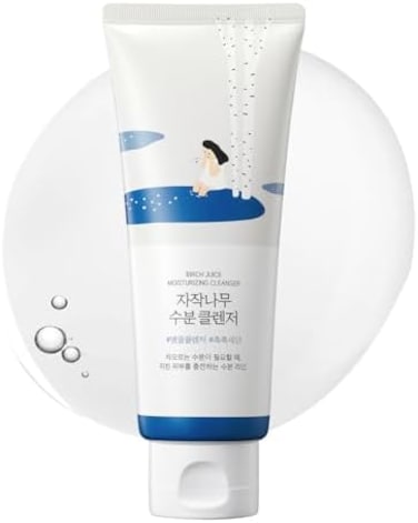 ROUND LAB Birch Juice Moisturizing CleanserUnclogs hidden sebum, Clears away dead skin cells. , Soothing, Low pH, Gel Type Cleanser (5. 07 fl. oz.