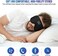 MUSICOZY 3D Bluetooth 5. 4 Sleep Headphones, Breathable Wireless Music Eye Mask, Sleeping Headphones with Headband for Side Sleepers, Women, Men, Air Travel, Unique Tech Gifts.
