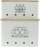 Gdfjiy Potato Onion Kitchen Storage Canisters,Storage Bin For Kitchen 2 Pack Set,potatoe, Potato Storage Box，storage And Long Shelf Life With Aerating Tin Storage Holes-white.