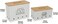 Gdfjiy Potato Onion Kitchen Storage Canisters,Storage Bin For Kitchen 2 Pack Set,potatoe, Potato Storage Box，storage And Long Shelf Life With Aerating Tin Storage Holes-white.