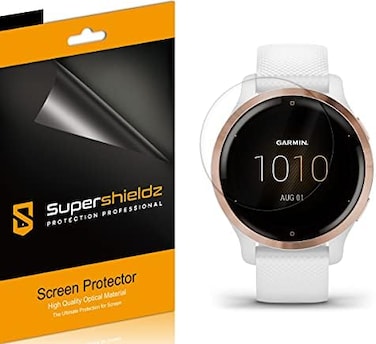 Supershieldz (3 PackDesigned for Garmin Venu 2S Screen Protector, (Full CoverageHigh Definition Clear Shield (TPU.